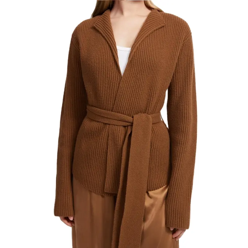 Prezzo interessante nuovo tipo produttore di maglioni di Cashmere Cardigan lungo da donna mongolo