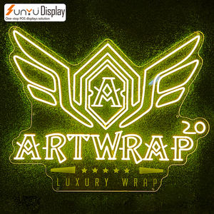 Enseigne au néon personnalisée de conception libre de logo d'Anime de bande dessinée logo de marque enseigne au néon menée pour la décoration de mur pour des décorations d'enfants - Product Image 2