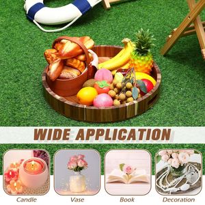 50 Cm Gỗ Keo Phục Vụ Khay Với Nặng Xử Lý Lớn Khay Gỗ Cho Ăn Uống Dịch Vụ Thực Phẩm Nhà Bếp Phòng Khách Trang Trí Nội Thất - Product Image 3