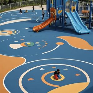 Granuli di Gomma EPDM Poliuretanica Xiangcheng XC-EPDM - Pavimentazione Ecologica per Campi Sportivi Multiuso Interni/Esterni - Product Image 1