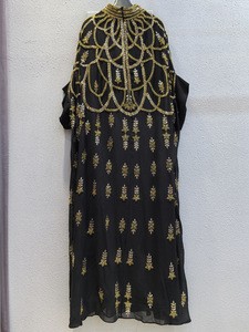 <span class=keywords><strong>Abito</strong></span> <span class=keywords><strong>Lungo</strong></span> <span class=keywords><strong>con</strong></span> Paillettes <span class=keywords><strong>a</strong></span> Sette Colori per Ramadan 2026, Colletto Piccolo Rialzato, <span class=keywords><strong>Maniche</strong></span> <span class=keywords><strong>a</strong></span> <span class=keywords><strong>Pipistrello</strong></span> e Ampia Gonna - Product Image 5