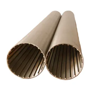 Pantalla de alambre de cuña de cartucho de filtro tipo V limpiable de alta resistencia de acero inoxidable 304SS 316L