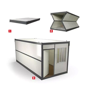 steel material welded prefab container storage self storage assemble foldable mobile container stackable portable storage