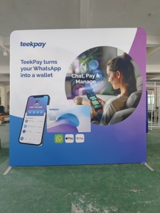 Xách tay Heavy-duty có thể thu vào photobooth phong cách công ty cờ gối Backdrop Banner với kỹ thuật số in ấn kỹ thuật - Product Image 6