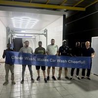 Stations de lavage de voitures automatiques, machine de lavage de voitures sans contact 360°, eau haute pression