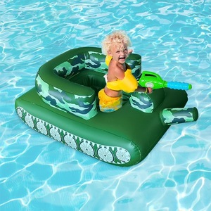 Inflatable <strong>Pool</strong> Lounger Mesh Water <strong>Float</strong> <strong>Pool</strong> Chair With <strong>Pillow</strong> Tank Shape Floating Bed Inflatable Lounge <strong>Float</strong> - Product Image 4