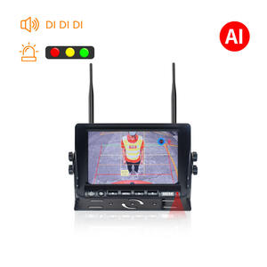 Sistema di rilevamento pedonale con telecamera di retromarcia del carrello elevatore con rilevamento di punti ciechi e ampio angolo di visione di avvertimento - Product Image 2