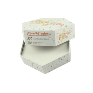 Cajas dulces árabe Ramadán materiales reciclados cartón corrugado <span class=keywords><strong>receta</strong></span> onigiri caja con divisores caja hexagonal con tapa - Product Image 4