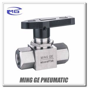 Válvula de Bola Hidráulica de Acero Inoxidable de Alta Calidad de 1/8\", 1/4\", 3/8\", 1/2\", 3/4\", Válvula de Bola de 1/4 de Pulgada, Válvula de Bola de Alta Presión de 6000 psi - Product Image 5