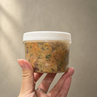 Pots de préparation de repas faits maison pour chiens, réutilisables, avec couvercles à vis ronds, pour mélange de viande hachée et de légumes, repas pour chats, ensemble de cuisine pour animaux de compagnie, réfrigérable
