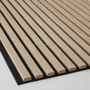 Panel Acústico de Listones de Madera con Revestimiento de Fieltro PET, Insonorización Moderna para Cine en Casa y Sala de Estar, Reducción de Ruido del 90%, Ecológico para Estudio - Product Image 2
