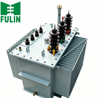 Transformateur de distribution fiable 50 kVA à double enroulement, immergé dans l'huile, S20-M, 10 kV, triphasé, 400 V, pour transmission de puissance