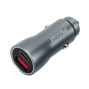 Chargeur de voiture à charge rapide PD 48W avec USB-C 30W et USB-A 18W, corps <span class=keywords><strong>en</strong></span> aluminium et multiprotection pour iPhone, Samsung et voyageurs - Product Image 1