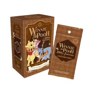 24 boîtes en gros de cartes de collection Cardfun <span class=keywords><strong>Disney</strong></span> Winnie l'ourson 100e anniversaire pour jouets, boîtes de collection pour cadeaux - Product Image 1