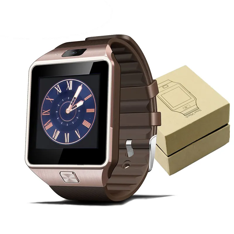 2024 novo relógio inteligente DZ09 com câmera BT relógio de pulso com suporte para cartão SIM Smartwatch para iphone
