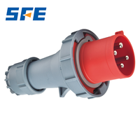 Connecteur industriel en plastique étanche IP67 SFN Plug 3-5 broches 16A/32A 220V 380V