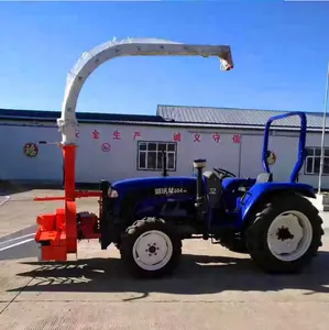 Mini silage harvester corn straw cotton straw sorghum straw small forage harvester for dairy farming and goat farming