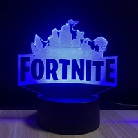 Lampe Illusion 3D Fort nite lampe acrylique 3D Anime