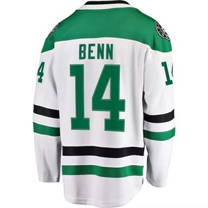 Maillots de hockey sur glace personnalisés pour hommes, en polyester 280g, avec logo brodé sur le devant, uniformes d'équipe imprimés OEM, vente en gros - Product Image 3