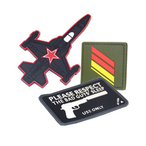 Bán Buôn Miếng Vá Tinh Thần Pvc Cao Su Mềm 2d/3d Tùy Chỉnh Cho Nhà Máy Trung Quốc Phù Hiệu Chiến Thuật Có Móc Khóa - Product Image 3