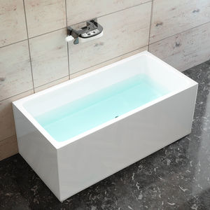 <span class=keywords><strong>Baignoire</strong></span> autoportante <span class=keywords><strong>rectangulaire</strong></span> en acrylique blanche moderne avec sortie de drainage, adaptée aux hôtels, facile à installer - Product Image 5