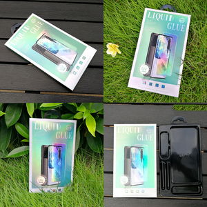 Sản Phẩm Thịnh Hành Hộp Màng Cứng Điện Thoại Di Động Oem Tùy Chỉnh Hộp Giấy Đóng Gói Với Móc Treo Bảo Vệ Màn Hình Bao Bì - Product Image 2