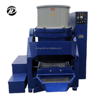 Machine de polissage à vortex haute vitesse Hengda 230L avec moteur pour accessoires de quincaillerie, finition de surface miroir (acier)