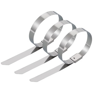 Attaches de câble en acier inoxydable 304 en usine avec attaches de câble autobloquantes enveloppes de <span class=keywords><strong>serre</strong></span>-câble - Product Image 1