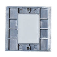 Borne lumineuse solaire LED pour route, double face, 6 LED, design lumineux, robuste, résistante à la pression, pour la sécurité routière extérieure