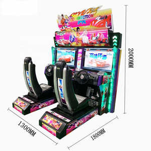 Two-player driving simulator HD display racing <b>game</b> Amusement park <b>game</b> <b>machine</b> Custom logo <b>arcade</b> <b>game</b> Coin operated simulator - Product Image 2