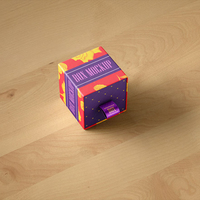Boîtes cadeaux rigides en carton recyclé imprimées sur mesure, emballage rectangulaire pour bougies, artisanat, parfums, portefeuilles