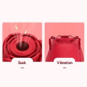 Quick Shipping From US Warehouse, 10 Types of Vibration Frequencies, Rose-shaped <strong>Vibrator</strong>, Female Suction <strong>Vibrator</strong>, <strong>Rechargeable</strong> - Product Image 5