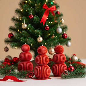 Candela Sferica Nordica in Cera di Soia per Aromaterapia, Fatta a Mano, Ecologica, Moderna, per Decorazioni di Compleanni e Natale - Product Image 4