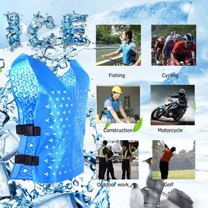 Water Cooling Vest Evaporative Water Cooling Vest Ice Cold Jacket Outdoor Cooling Vest Patented Mens Shaper Cooling Vest