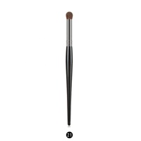 Luxus-Augenmischungs-Makeup-Pinsel für Pferdehaar-Eyeshadow-Pinsel für Augenblenden Eigenmarke schwarze Augenblenden-Makeup-Pinsel