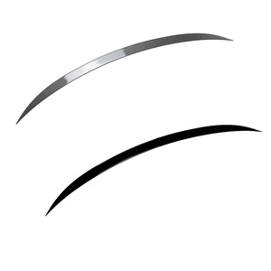 Mercedes-Benz E-Class Estate Rear Spoiler Piano Black Carbon Fiber Texture ABS Wing Shaped Trunk Lid Modification - Product Image 5