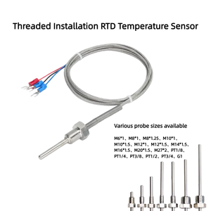 典型的RTD PT1000 PT100传感器探头，带压缩配件传感器<span class=keywords><strong>2</strong></span> <span class=keywords><strong>3</strong></span> 4线 - Product Image 3