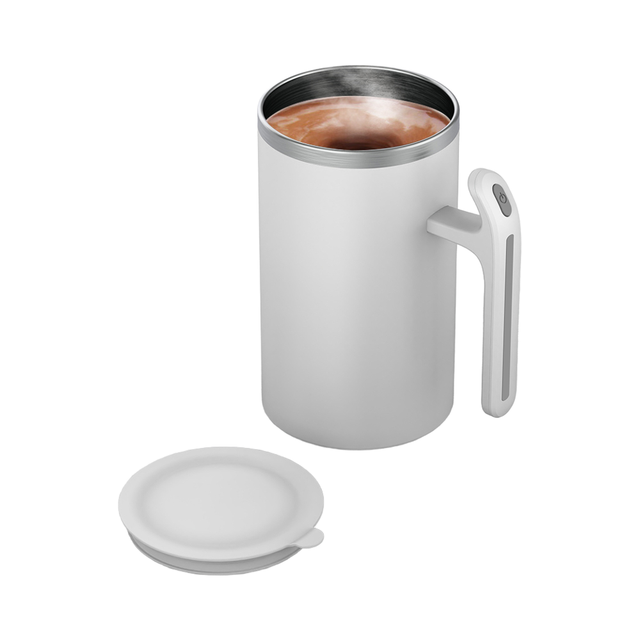 Automatic Stirring Mug Magnetic Self Mixing Stainless Steel Cup for Instant Drinks Coffee Tea Hot Chocolate Milk