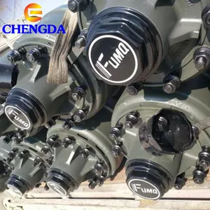 China fabricante 13t 16t pesado resistente fuwa eixo do reboque da frente para venda