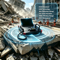Système de détection de vie 3D stéréoscopique, technologie radar UWB, positionnement sur axes XYZ, équipement de sauvetage et de secours en cas de catastrophe