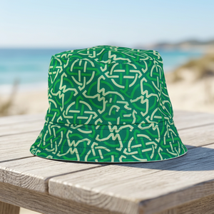 Sombrero de Pescador Unisex Reversible de Doble Cara, de Algodón Impermeable, Ajustable, con Estampado Personalizado, para Deportes al Aire Libre - Product Image 1