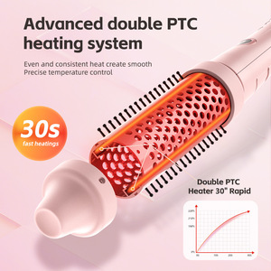 Cepillo Térmico de Cerámica PTC con Iones Negativos, Rizador de Cabello Eléctrico, 10 Temperaturas, Calentamiento Rápido, Herramienta de Peinado para Uso Doméstico - Product Image 3