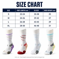 Chaussettes de course respirantes personnalisées, chaussettes athlétiques mi-mollet, évacuation de l'humidité, soutien de la voûte plantaire, antidérapantes, gauche droite, nylon, OEM