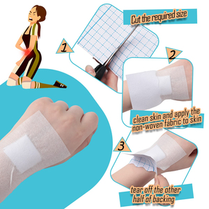 Rollo de Apósito No Tejido Suave y Transpirable, Rollo de Apósito Adhesivo No Tejido - Product Image 4