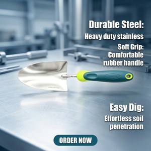 Ensemble d'outils de jardin en acier inoxydable avec manche en plastique - Product Image 3