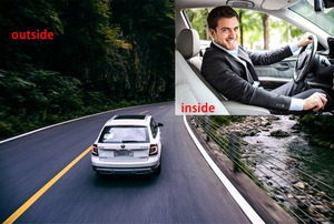 4 "<span class=keywords><strong>dvr</strong></span> 3 עדשה 170 רחב מעלות <span class=keywords><strong>hd</strong></span> 1080p מצלמת פס נייר מקף מסך דאף מצלמה מקף נייר וידאו עדשה כפול - Product Image 3