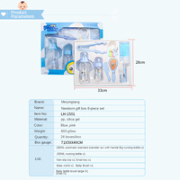 Ensemble de brosses de nettoyage pour porte-biberon en stock d'usine, ensemble de biberons en silicone PP