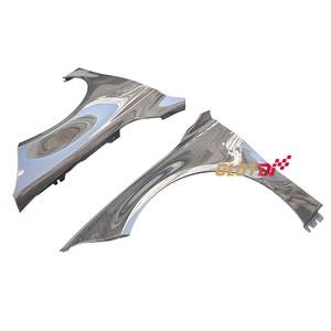 Extensions d'ailes latérales en fibre de carbone OEM, panneaux de séparation et garnitures de spoiler pour Mercedes Benz Classe A W177 A45 2019+ - Product Image 4