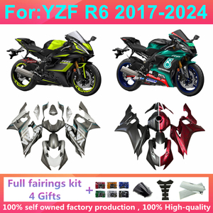 Kit Completo de Carenado para Motocicleta Compatible con Yzf-r6 Yzf R6 2017 2018 2019 2020 2021 2022 2023 2024, Kits de Carenado para Yzf R6 2017-2 - Product Image 1