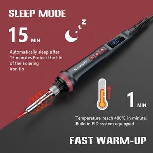 Saldatore Elettrico 220V/110V con Display LCD Digitale, Temperatura Regolabile, Controllo Costante della Temperatura, 90W, Impugnatura - Product Image 3